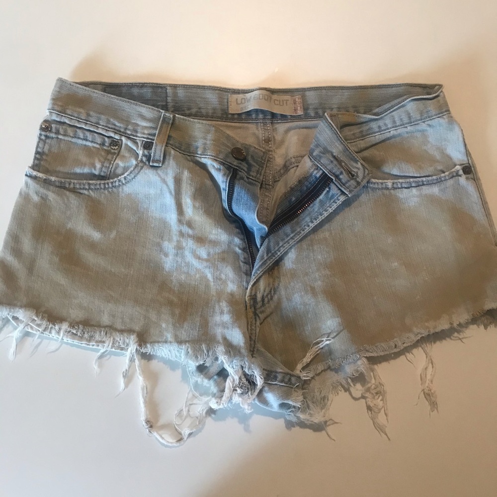 Denim Levi shorts